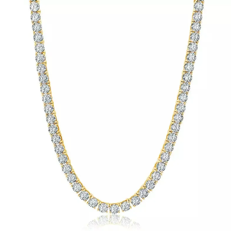 Crislu Cubic Zirconia   Tennis Necklace -  23.35 cttw-16 in