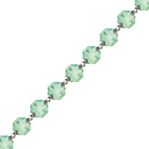 Crystal Garland Swarovski Strass Light Peridot Octagon Lily Prisms Crystal Strand