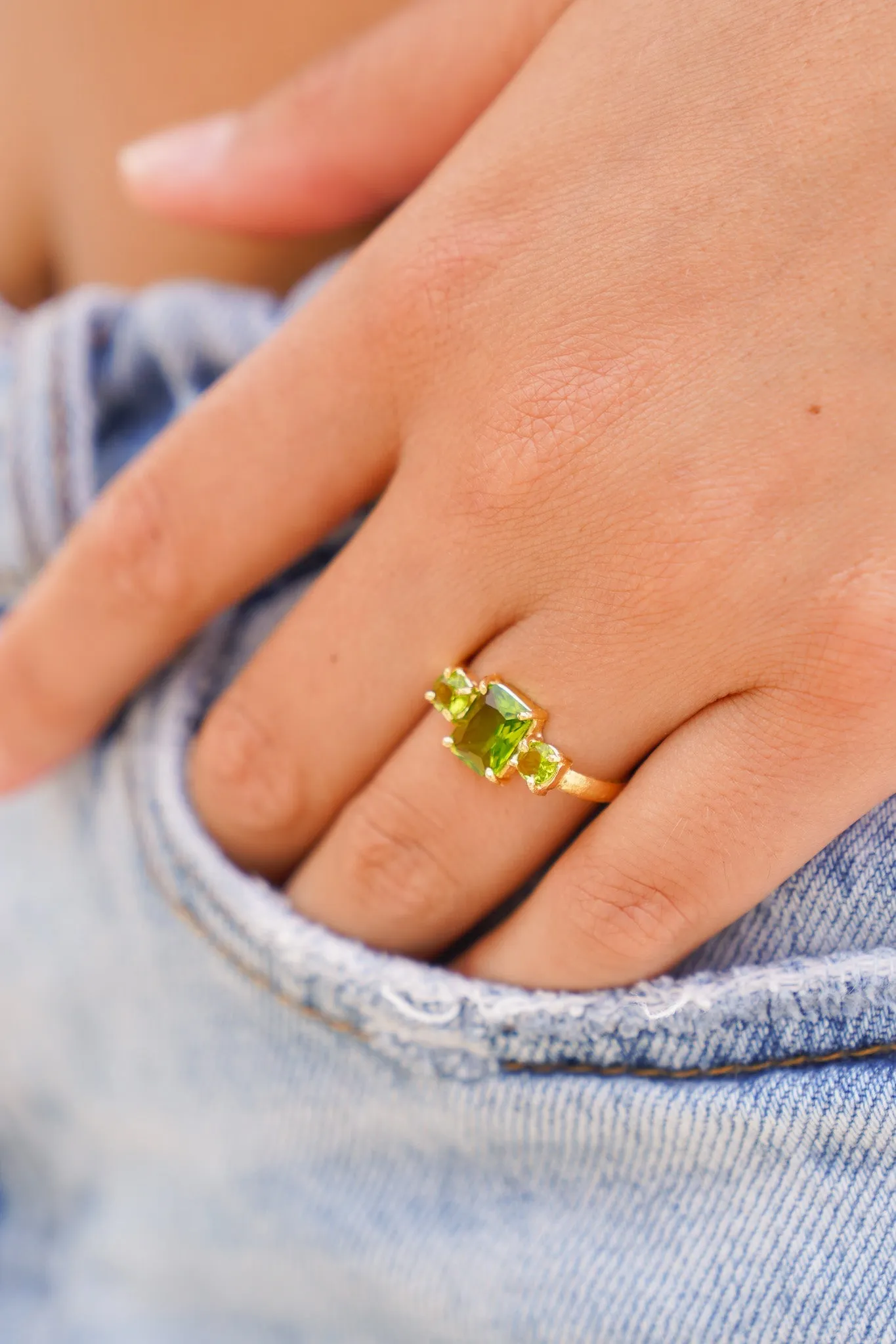 Dasha Peridot Please Ring
