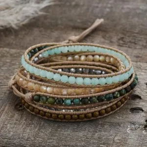 evergreen wrap bracelet