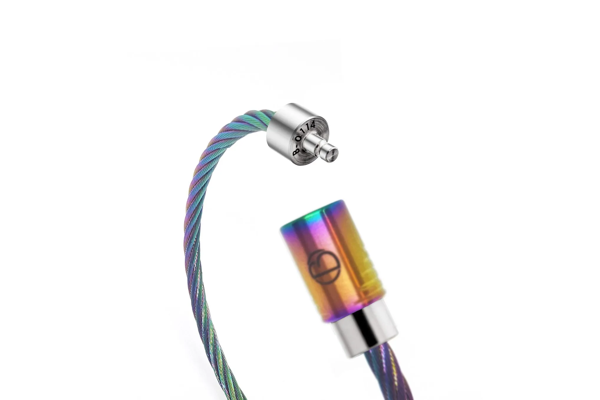 Fully Loaded Chromatic CABLE Stainless Steel Bracelet