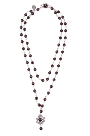 Garnet Cabernet Necklace