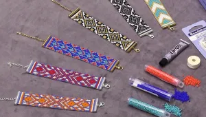 How to Make the Beaded Loom Bracelet Kits by Beadaholique