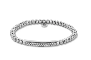 Hulchi Belluni ‘tresore’ Diamond Bar Stretch Bracelet (20372s)