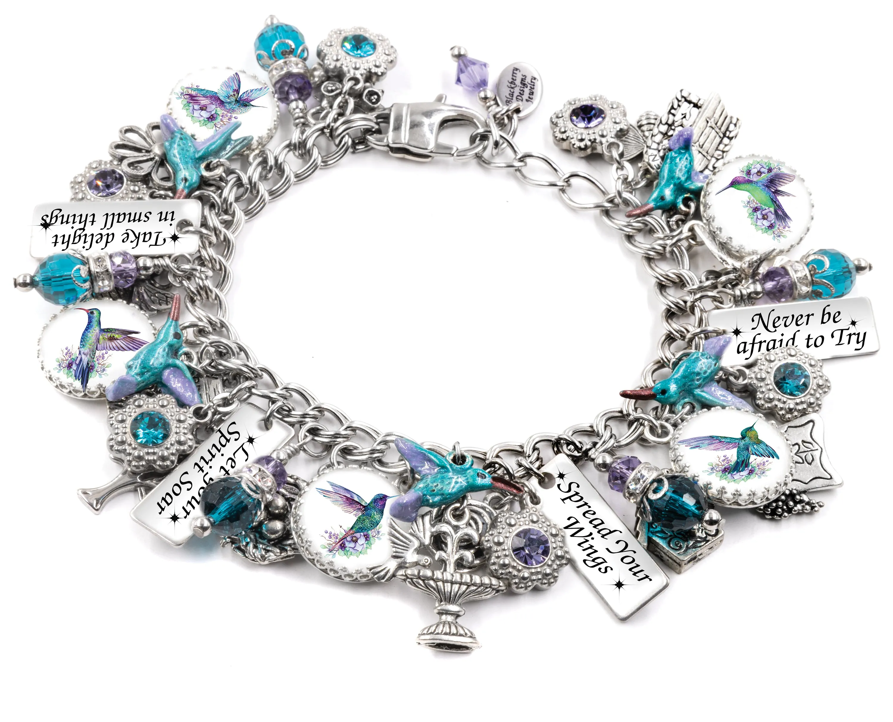 Hummingbird Charm Bracelet