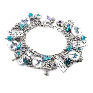Hummingbird Charm Bracelet