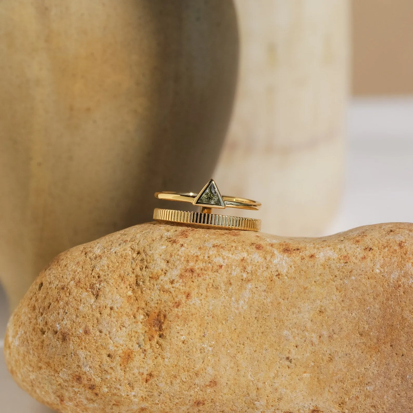 Jaida Peridot Duo Ring