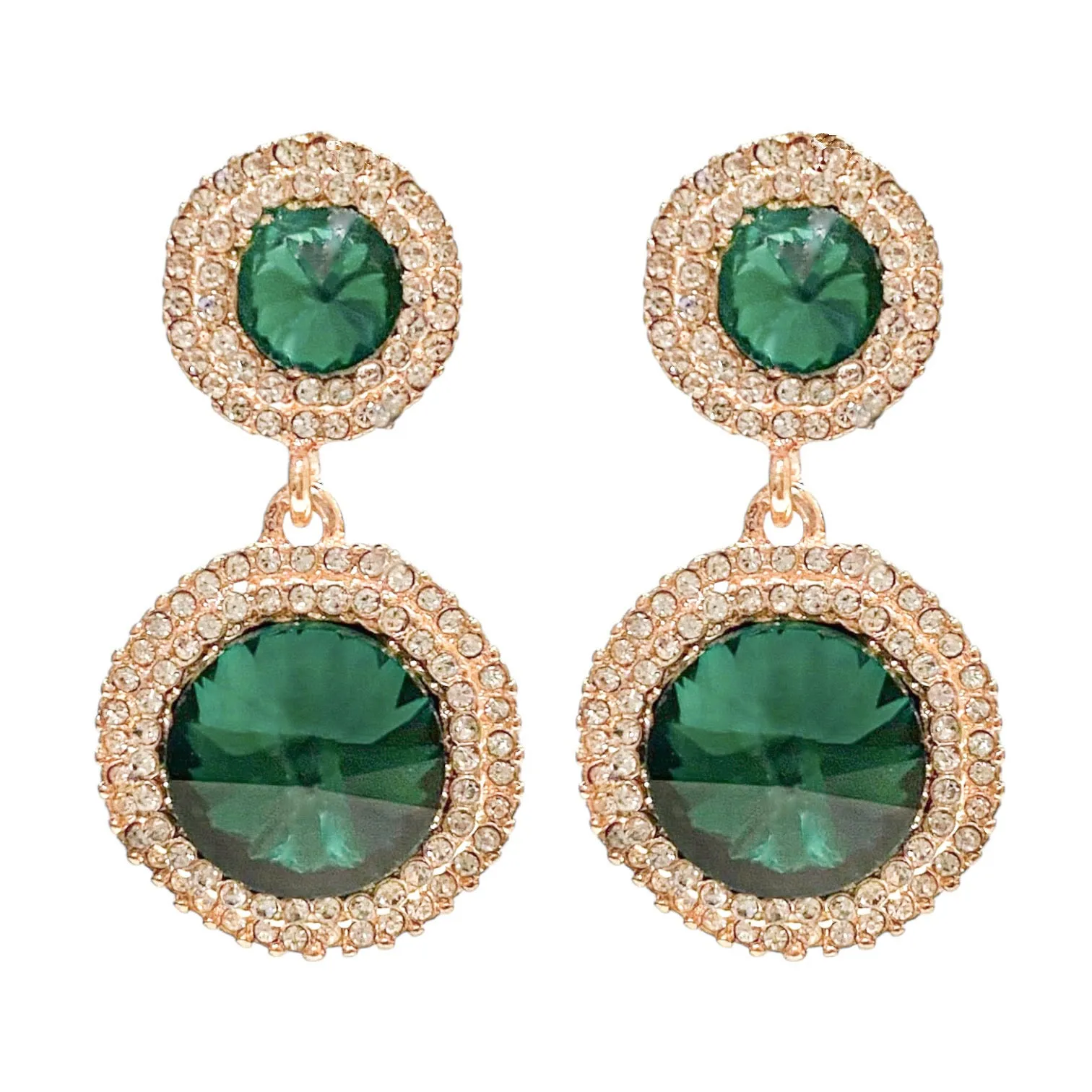 Jasmine Earrings - Emerald