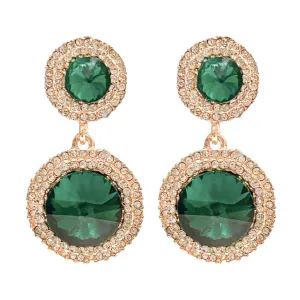 Jasmine Earrings - Emerald