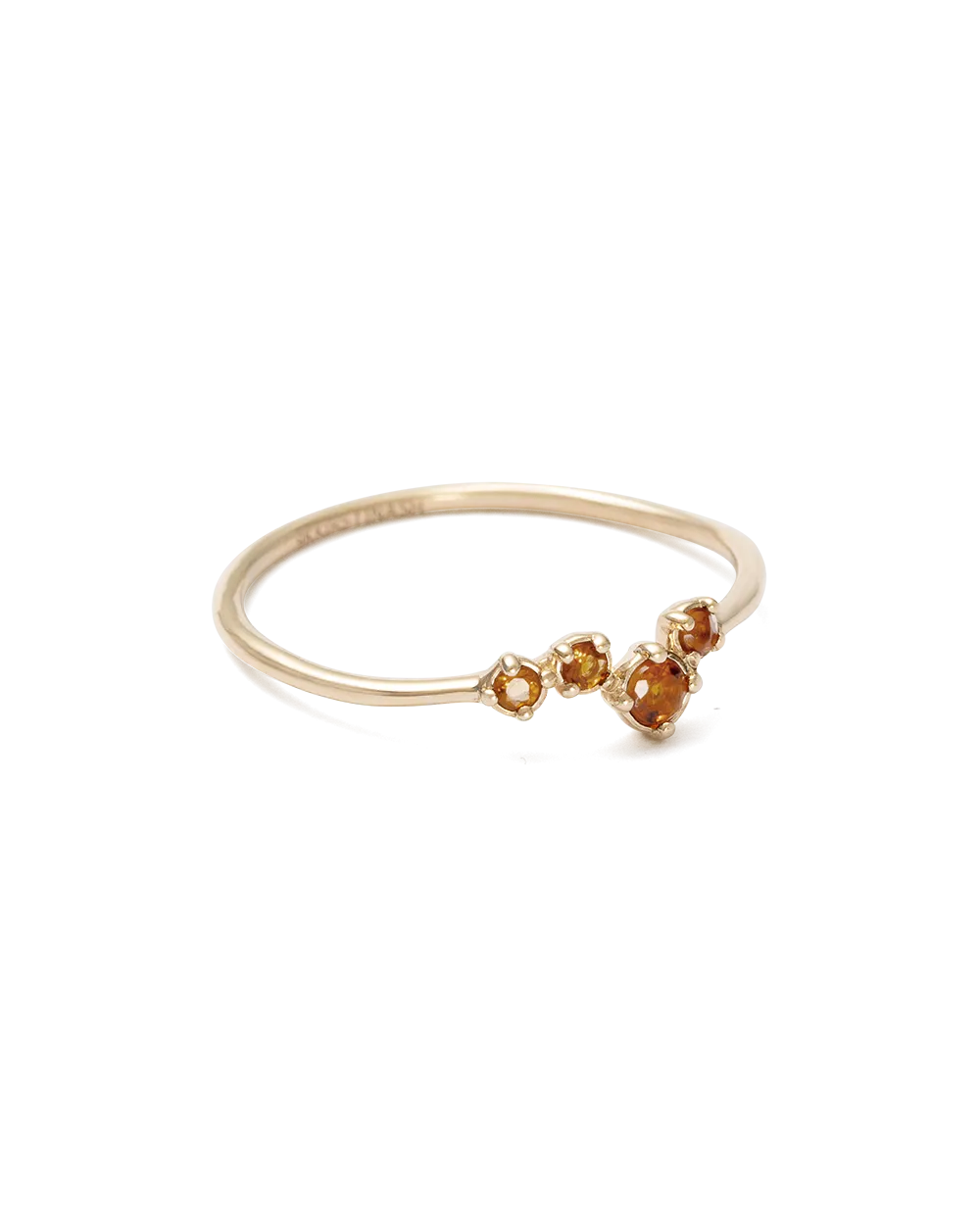 Kirstin Ash 9k Gold Valencia Citrine Ring