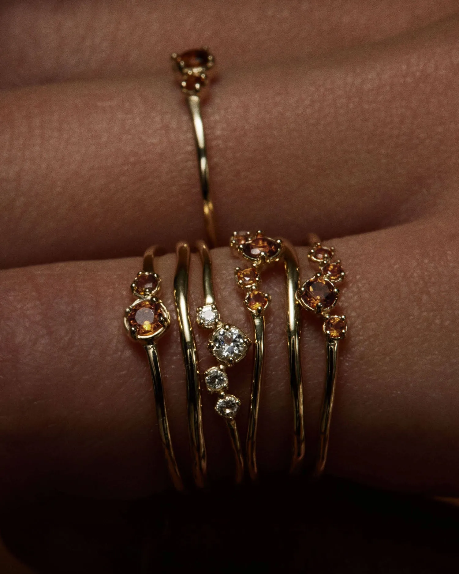 Kirstin Ash 9k Gold Valencia Citrine Ring