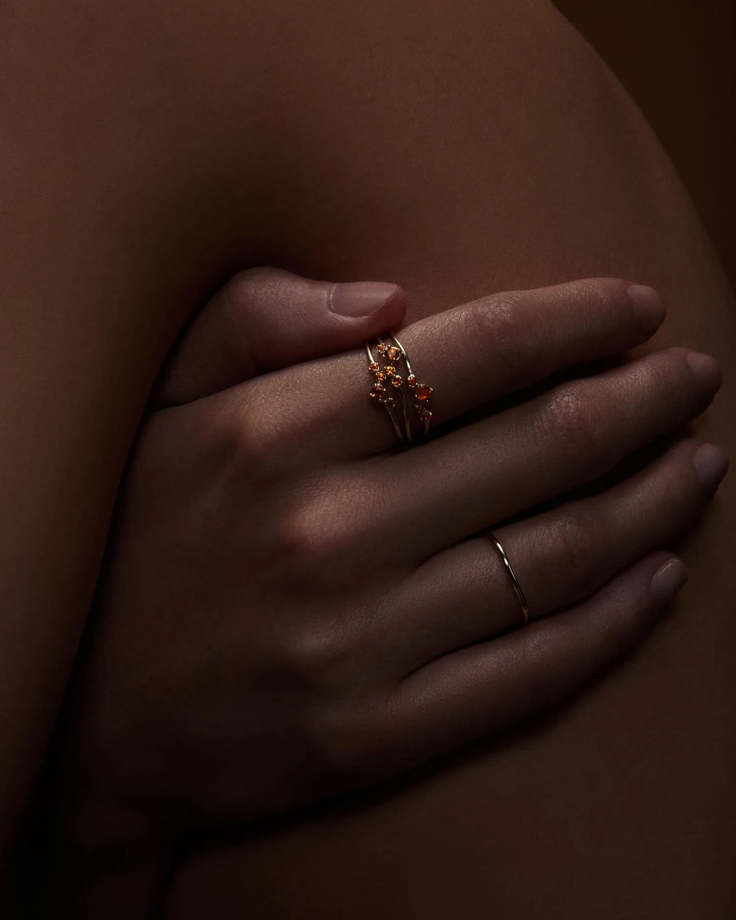Kirstin Ash 9k Gold Valencia Citrine Ring