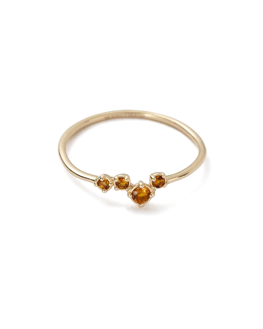 Kirstin Ash 9k Gold Valencia Citrine Ring