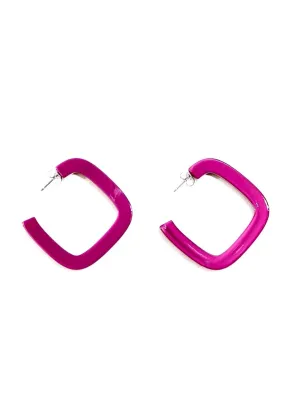 Kitty Paloma - Ruby Hoop Earrings