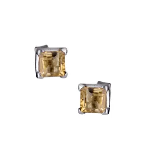 Kyra Gemstone Studs, Sterling Silver