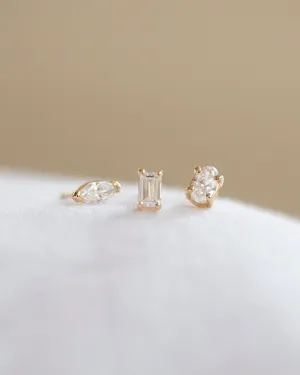 Lab grown diamond earrings