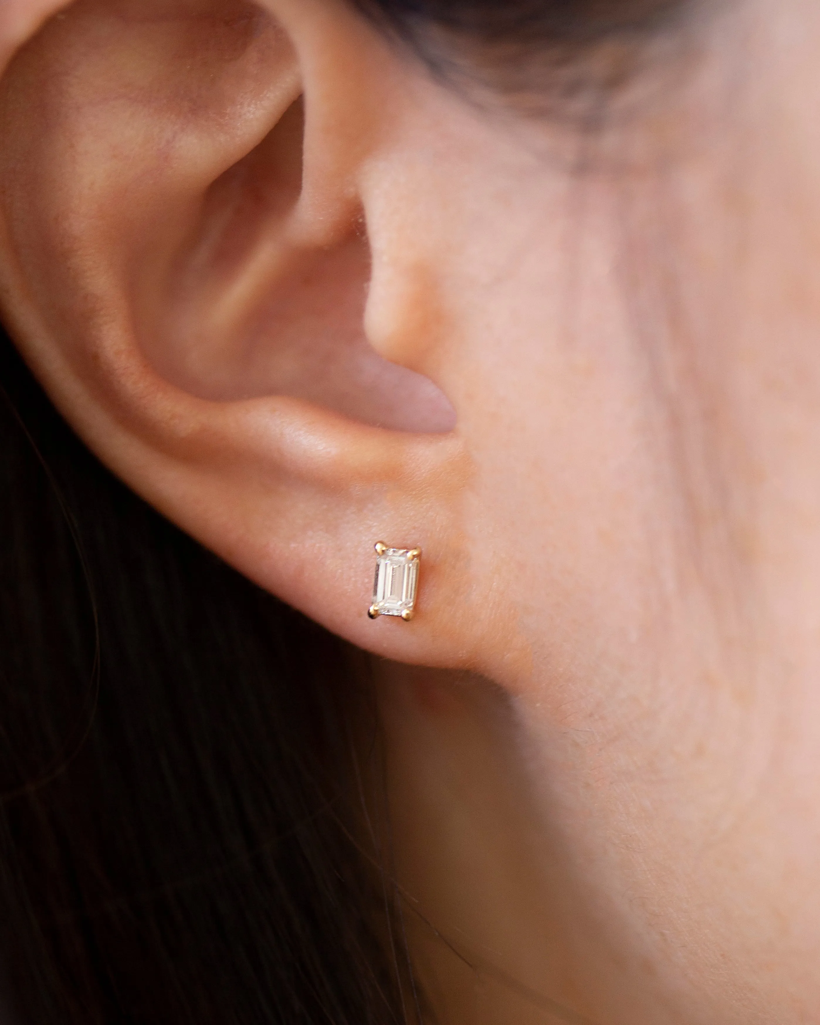 Lab grown diamond earrings