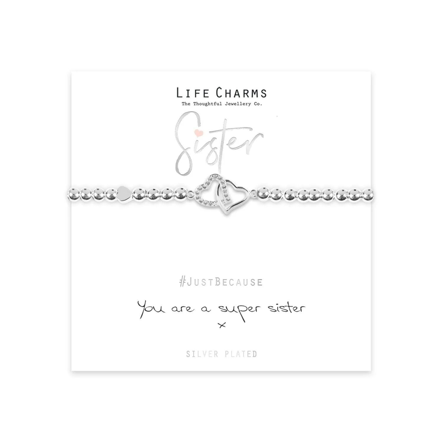 Life Charms "Super Sister" Bracelet