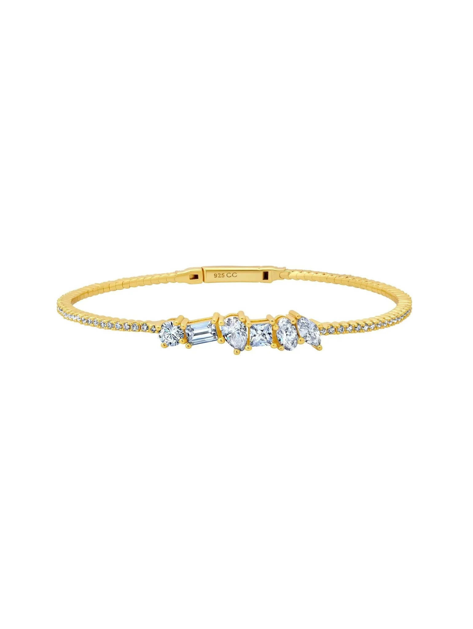 Luminous Flex Bangle in Gold