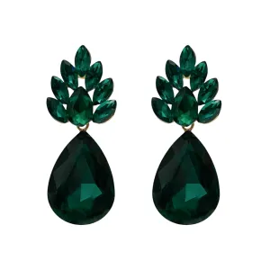 Margot Earrings - Emerald
