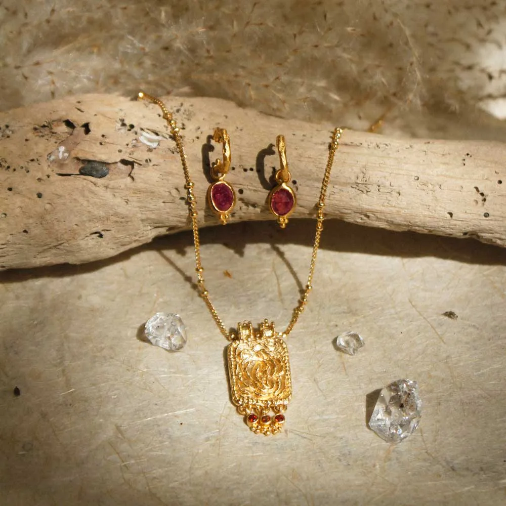 Marsha x Ananda Soul • Gentle Heart Earrings   Proud to be Necklace Set