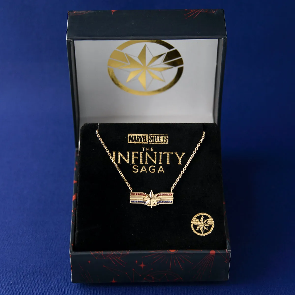 Marvel X RockLove MARVEL STUDIOS CAPTAIN MARVEL Crystal Star Necklace