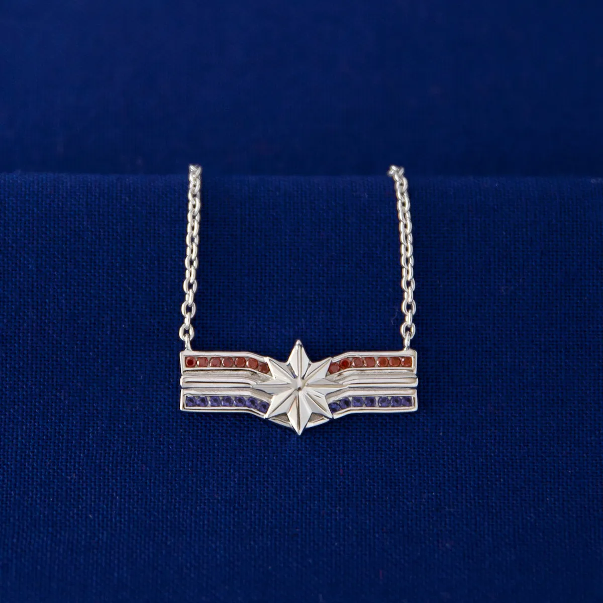 Marvel X RockLove MARVEL STUDIOS CAPTAIN MARVEL Crystal Star Necklace