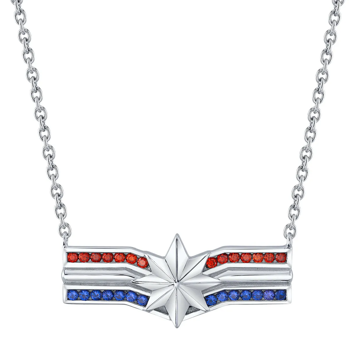 Marvel X RockLove MARVEL STUDIOS CAPTAIN MARVEL Crystal Star Necklace