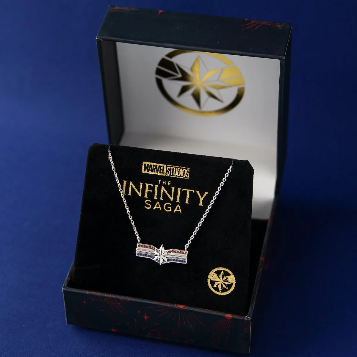 Marvel X RockLove MARVEL STUDIOS CAPTAIN MARVEL Crystal Star Necklace