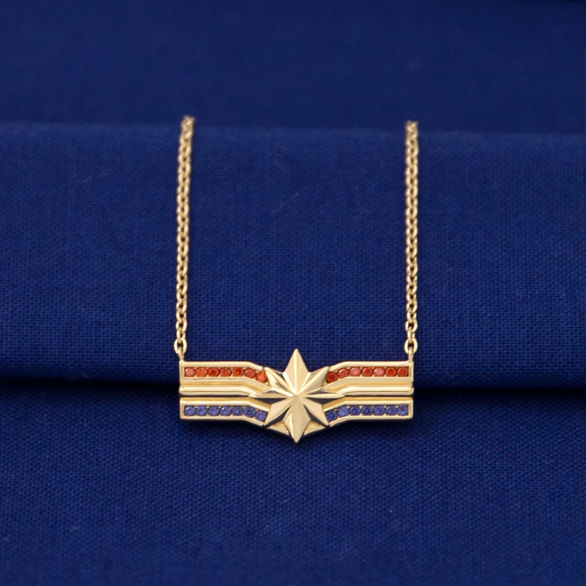 Marvel X RockLove MARVEL STUDIOS CAPTAIN MARVEL Crystal Star Necklace
