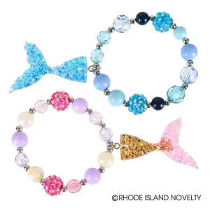 Mermaid Tail Beaded Charm Bracelet (1ct)