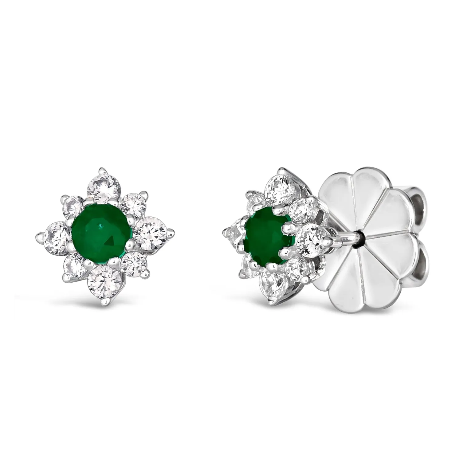 Mini Daisy Diamond Crystalline Studs