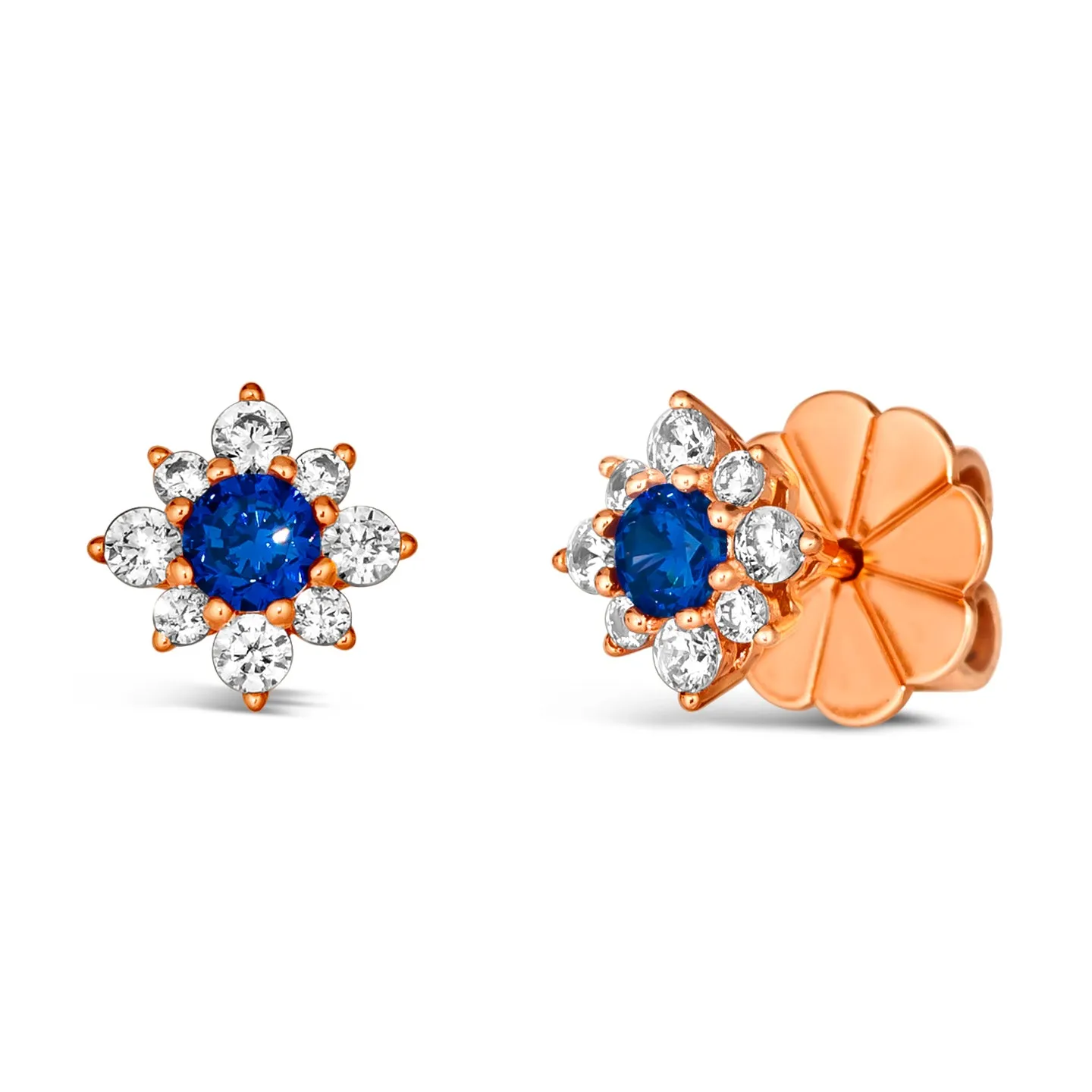 Mini Daisy Diamond Crystalline Studs