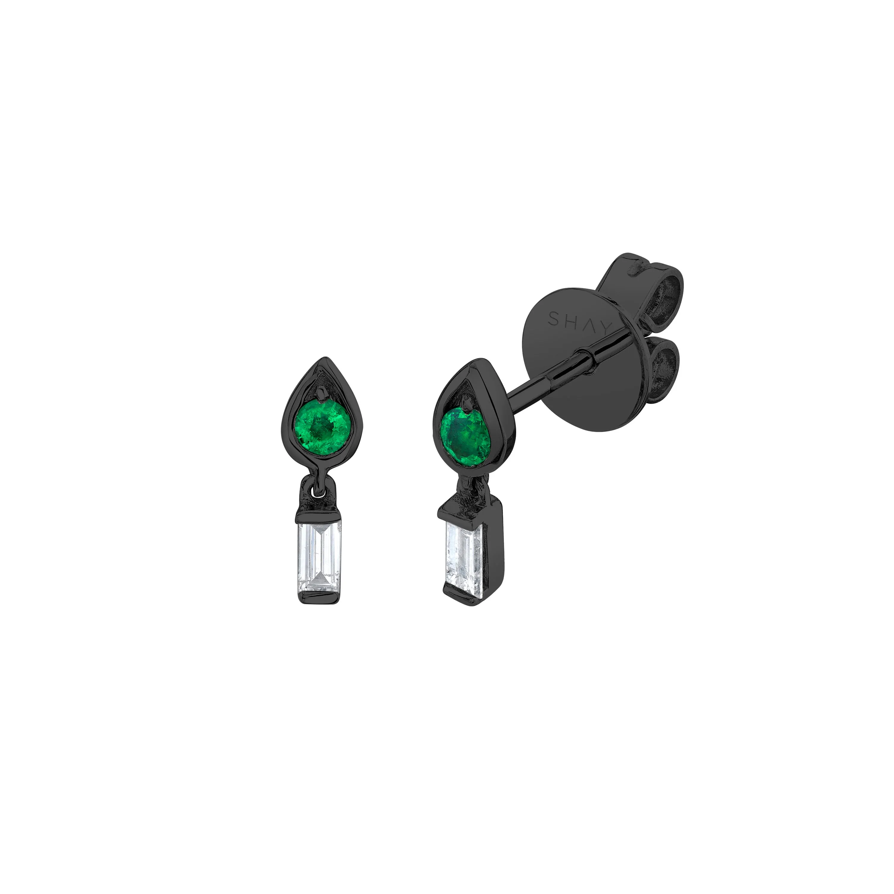 MINI ME DIAMOND & EMERALD IT'S LIT STUDS