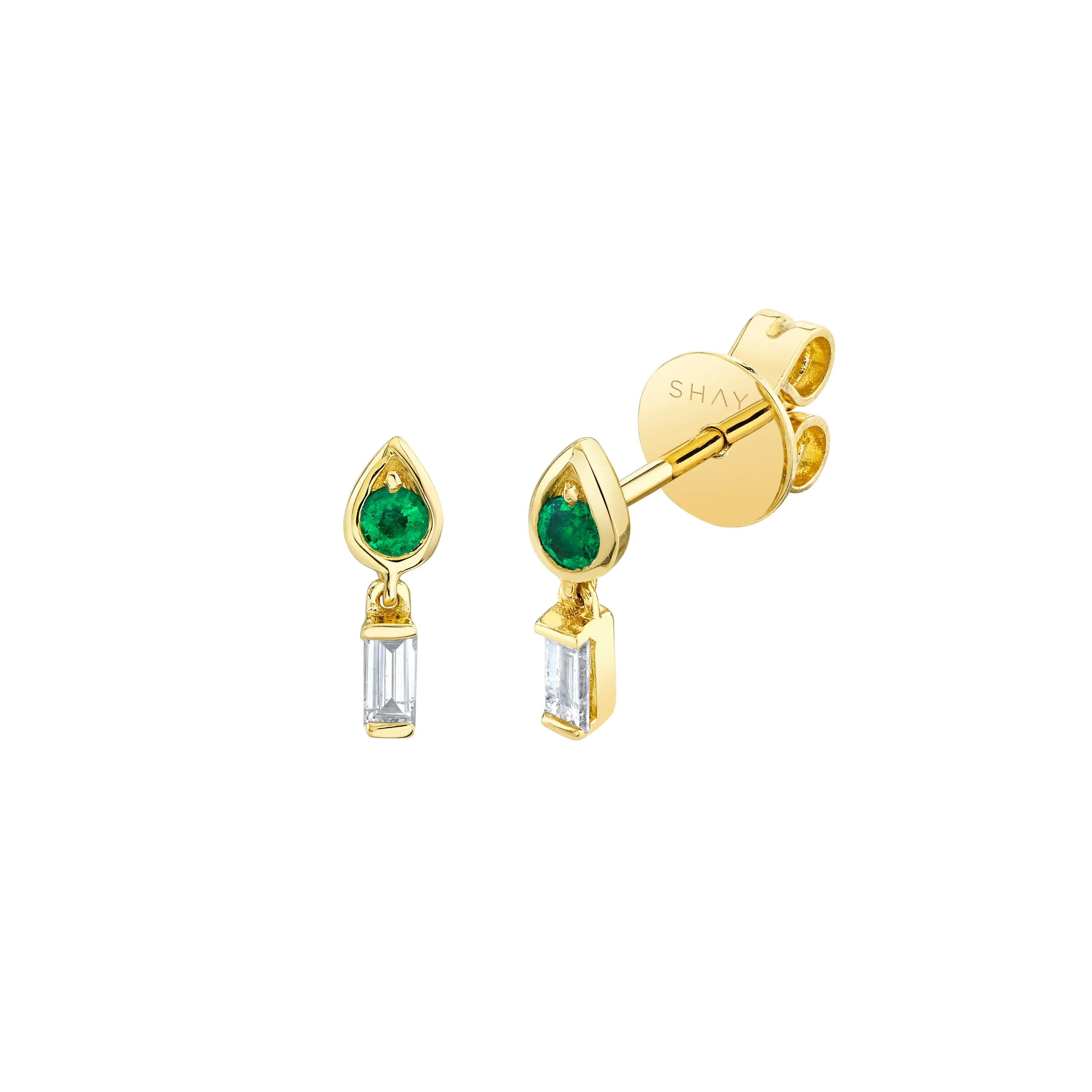 MINI ME DIAMOND & EMERALD IT'S LIT STUDS