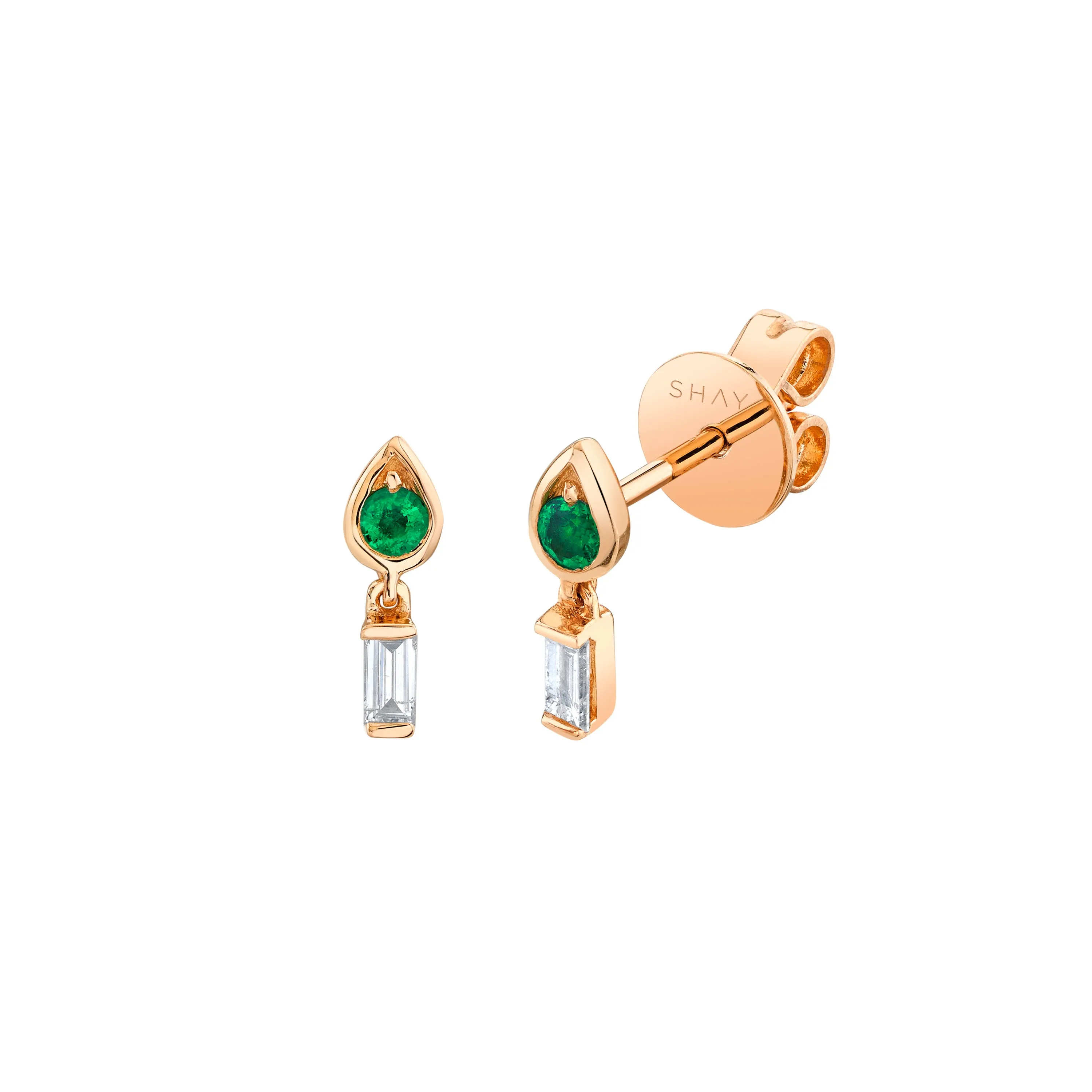 MINI ME DIAMOND & EMERALD IT'S LIT STUDS