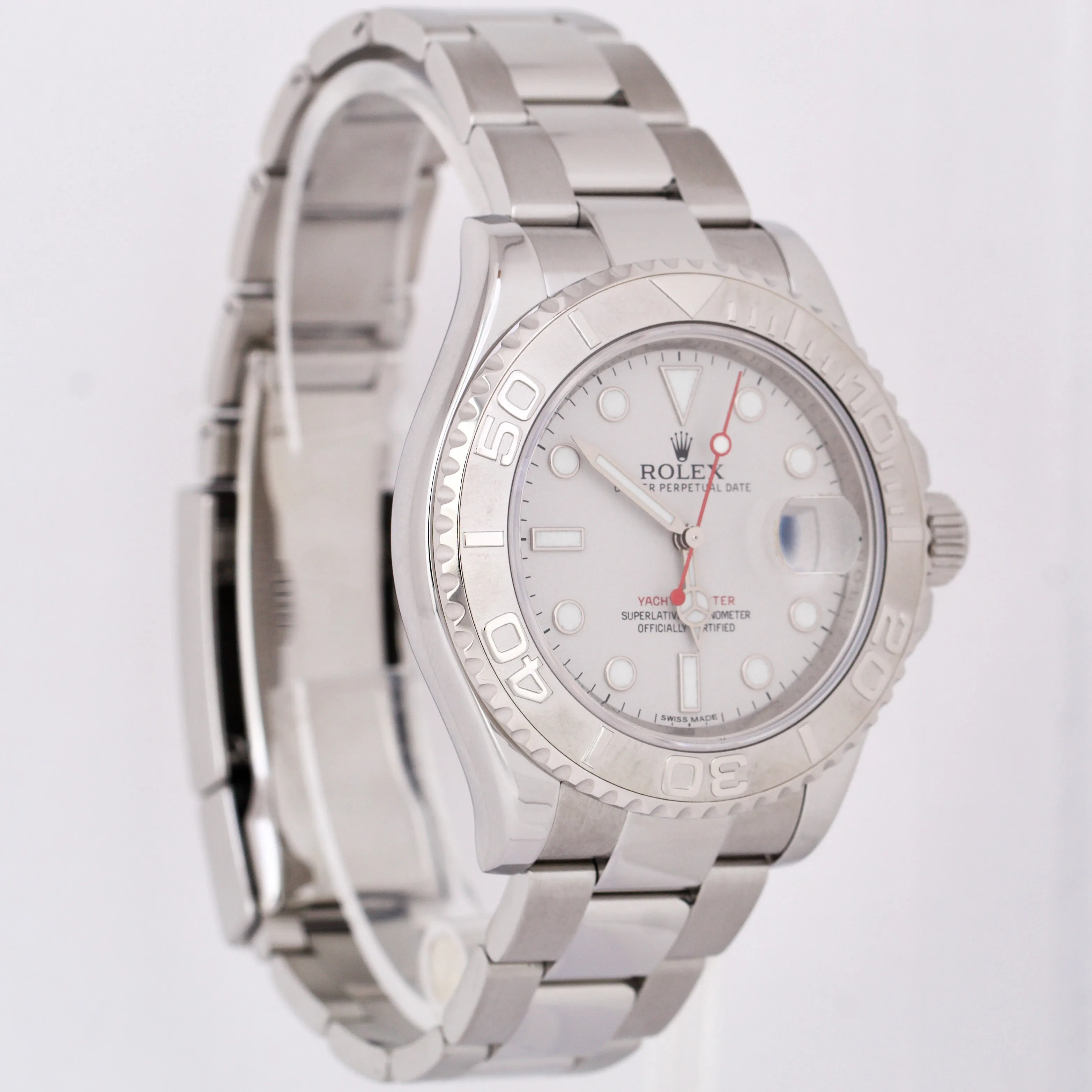MINT PAPERS Rolex Yacht-Master Steel PLATINUM Stainless Steel 40mm 116622 B P