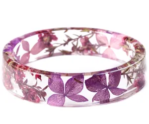 Mystic Flower Resin Bracelet