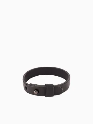 Napa Leather Bracelet Band For Men - Black