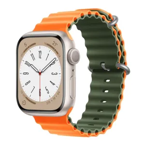 Ocean for Apple watch band 49mm 44mm 40mm 45mm 41mm 42mm 38mm 40 44 45 mm silicone bracelet iWatch series 7 6 3 se Ultra 8 strap| |