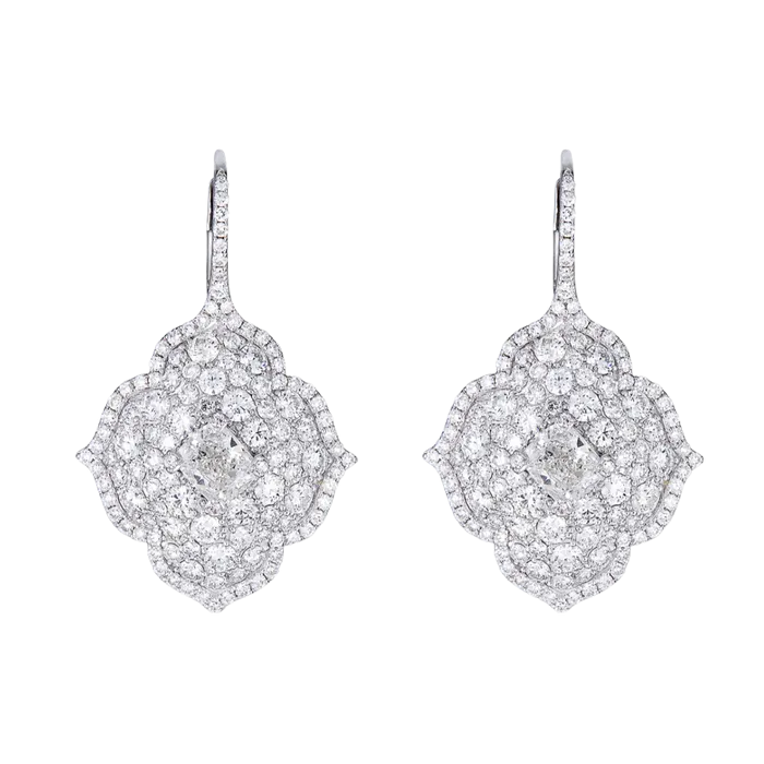Pasha Drop Diamond Earrings