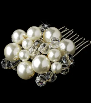 Pearl Crystal  Comb