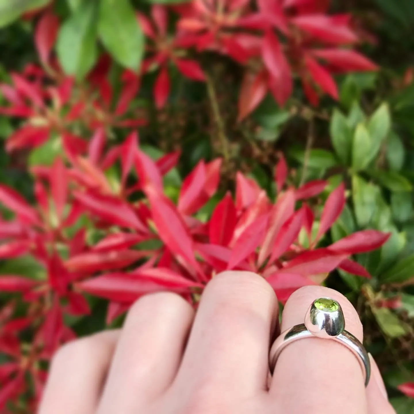Peridot Large Honey Pot Ring