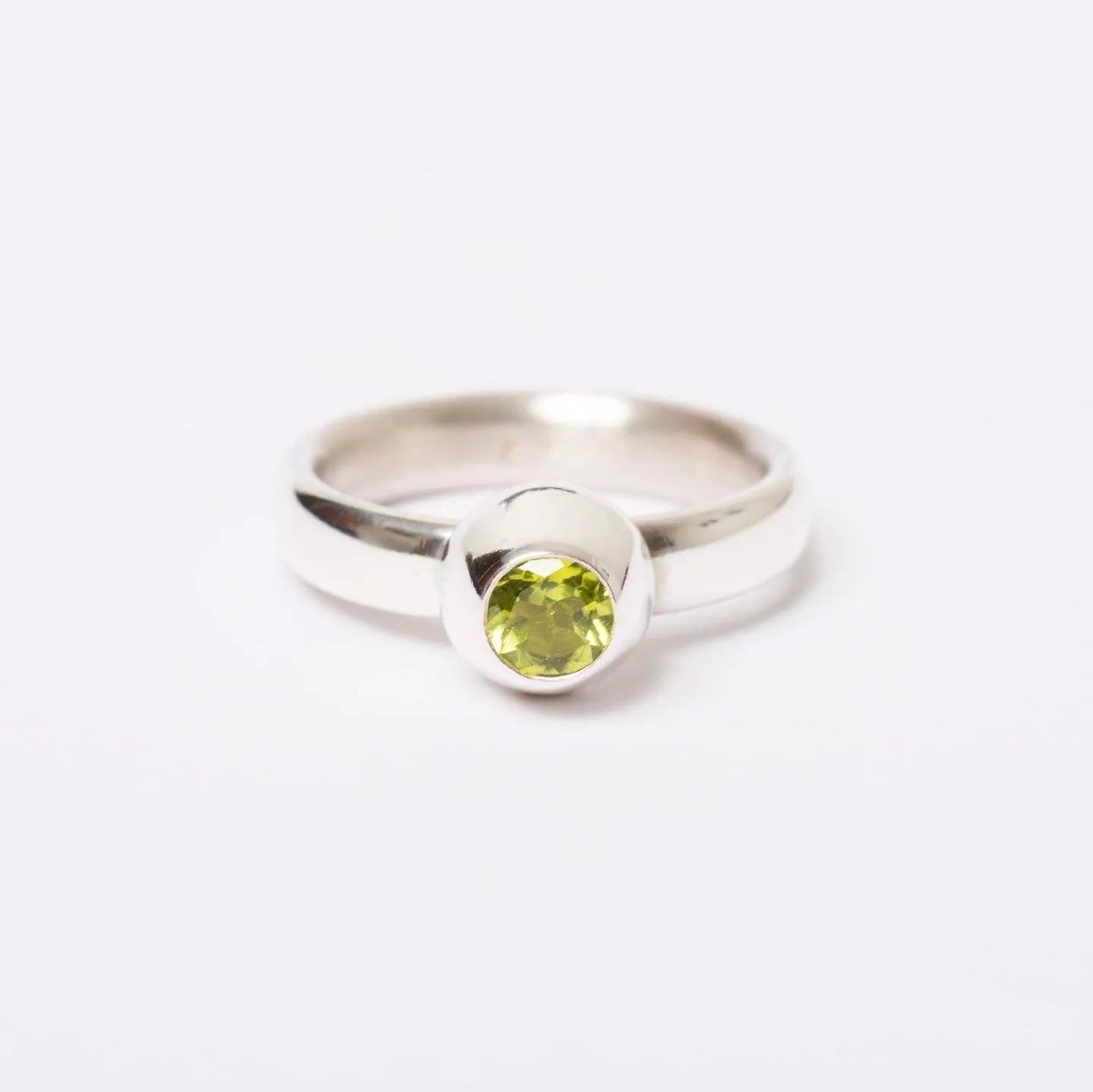 Peridot Large Honey Pot Ring