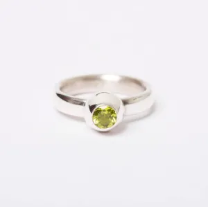 Peridot Large Honey Pot Ring