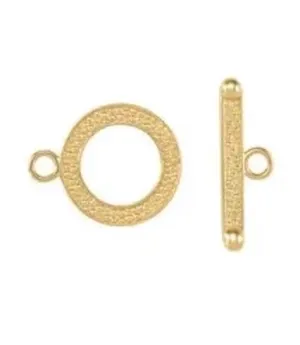 Platinum 18k 14k 10k Yellow White Gold Stingray Patterned Toggle Clasp Set for Bracelet Anklet Choker Necklace Jewelry Parts Findings