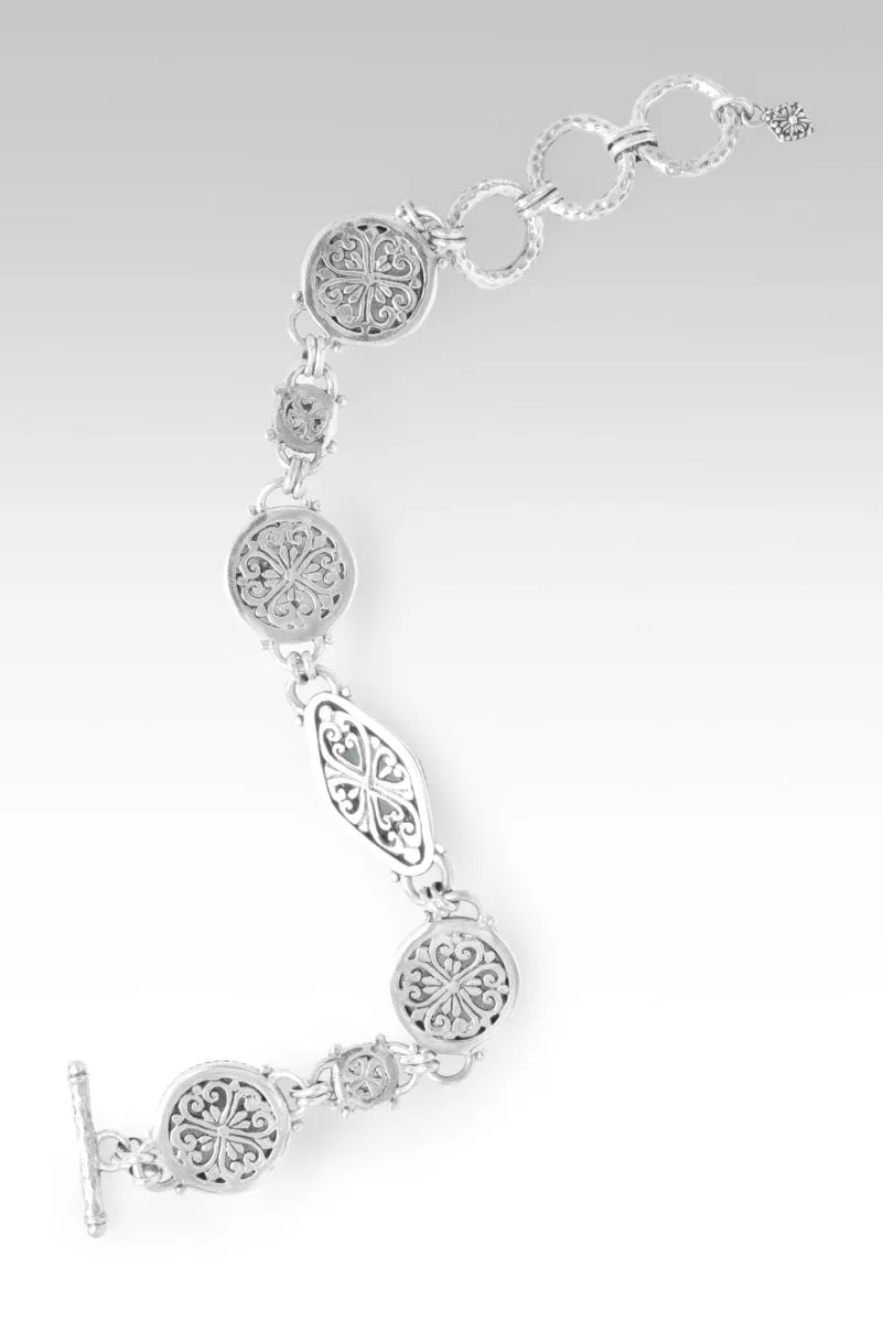 Prayerful Heart Bracelet™ in Paraiba Chalcedony