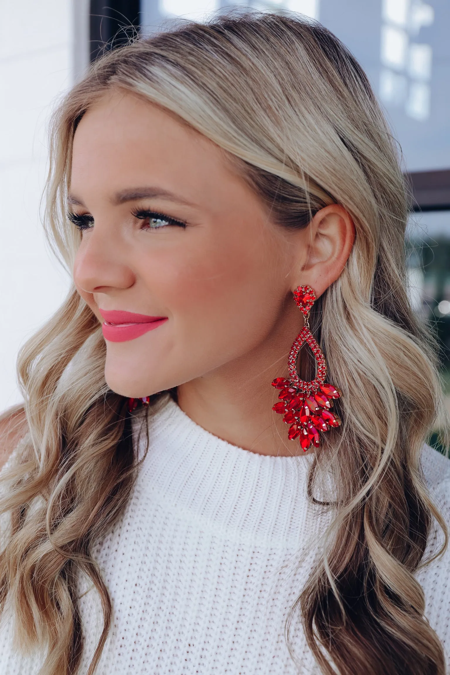 Priceless Treasure Earrings - Ruby