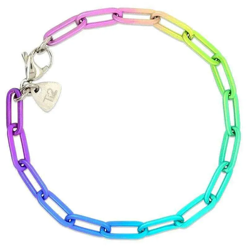 Rainbow Linked Bracelet