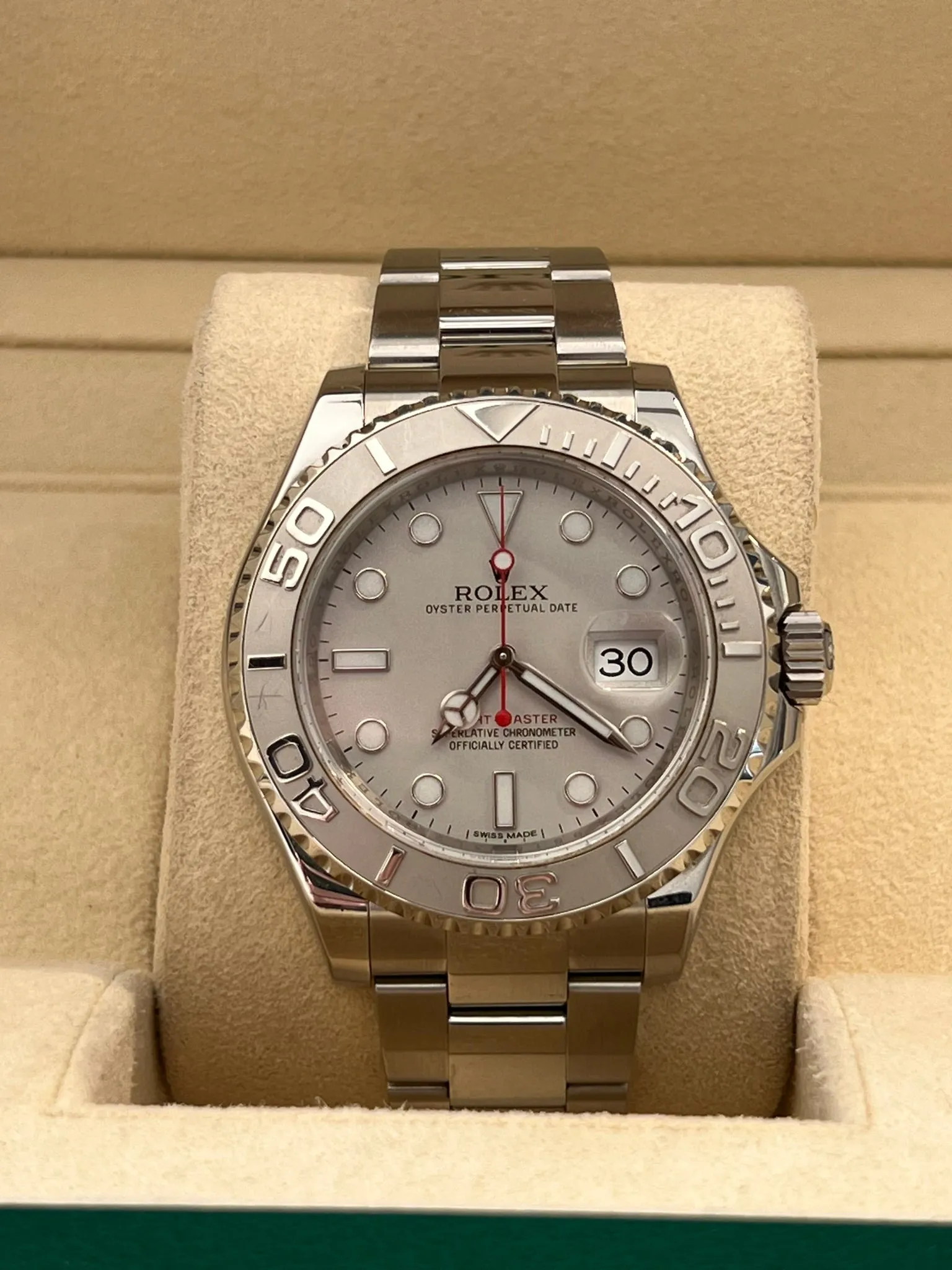Rolex - Pre-owned Yacht-Master 40mm 116622 Silver Dial